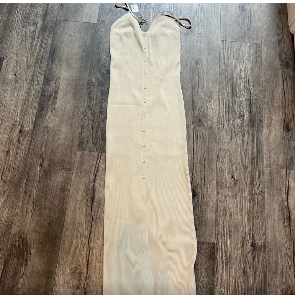 Tan maxi dress